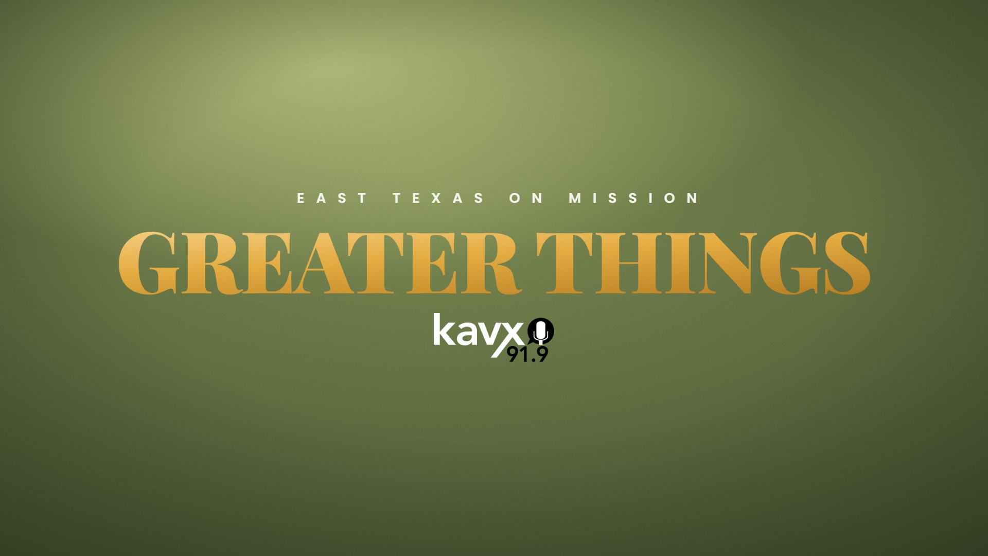 Greater Things