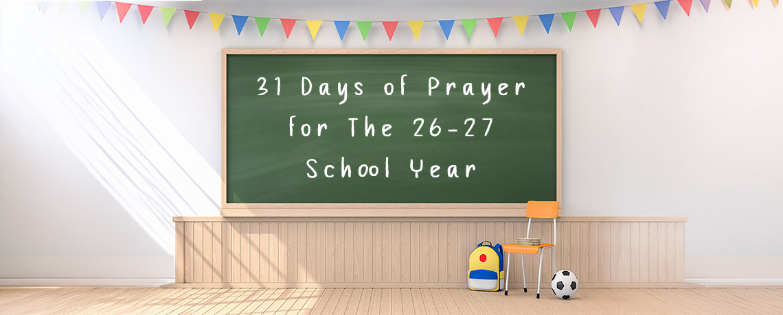 31 DAYS OF PRAYER FOR SCHOOLS